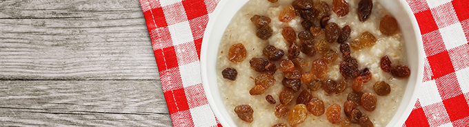 Porridge and sultanas